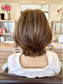 アンティ ブランシェ(an-t BRANCHE)の写真/ー宮崎にステキな女性をより多くー宮崎屈指のTOPスタイリスト達があなたらしさ際立つグレイカラーを提供♪