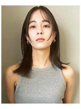 ミンクス 原宿店(MINX) 原宿　表参道　レイヤーカット　韓国レイヤー　ミディアムヘア