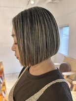 アンドビューティフル 恵比寿(andbeautiful)&nbsp;大人の地毛ハイライト×ボブ