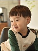 艶髪男の子ラウンドマッシュ【キッズカット/メンズ】