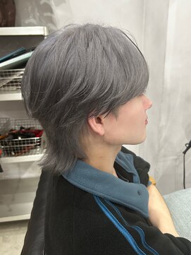 チル 福井駅前店(Chill) 福井駅前韓国メンズダブルカラーシルバーニュアンスウルフ学生