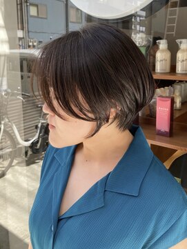 キャンバス 川崎(canvas.) シースルーショート 【窪田】/川崎/美髪カラー/髪質改善/艶髪