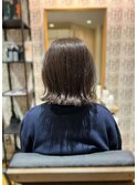 大人グレージュ×外ハネボブ【ROKI】