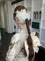 マジックデイズ(Magic Days)&nbsp;編み下ろし　ヘアセット