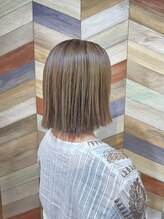 ヘアートゥリース(hair trees) ハイライト×アッシュベージュ