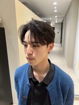 ステージ(STAGE) ダウンパーマ　センターパート　ニュアンスパーマ