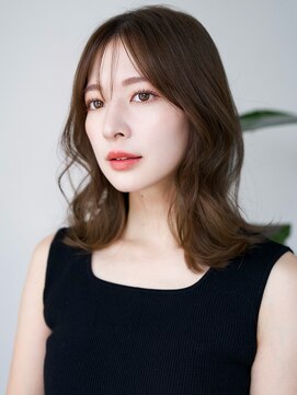 レノラ 本町(LENORA) ☆くびれヘアプリコットオレンジハイライトカラーレイヤーカット