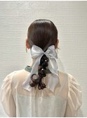 編みおろしヘアセット