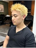 【Yu-Ki】ブロンドスパイキーショート