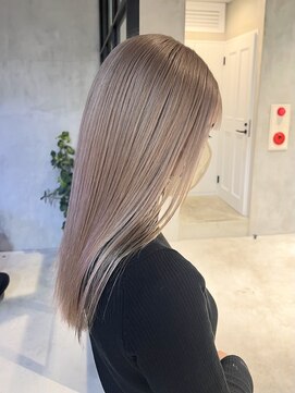 エリマ 横浜西口(elima) 横浜西口ダブルカラーミルクティーベージュヘーゼルベージュ韓国