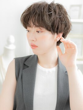 モッズヘア 越谷(mod's hair) くせ毛風ショートマッシュプードルボブパーマc7越谷20代30代40代