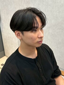 ジーナ 天神(Zina) 毛流れセンターパート(メンズカット/ダウンパーマ/ナチュラル)