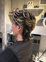 フランクスバーバーザスタンド(Frank’s barber the stand)&nbsp;MEN’S HAIR/波巻きツイストスパイラル/リバースセンターパート