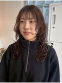 ハッシュカット×パーマ【原田】【now as.明石】