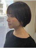 20代30代前髪なしショートハンサムショート丸みショートレイヤー
