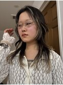 マレットヘアウルフカットシャギーレイヤー