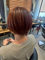 ヘアリゾート粋 トゥジュ 池袋東口店(tujuh)&nbsp;ナチュラルショート/ブラウン/レイヤーカット