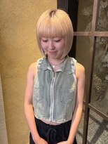 ゼロヘアー ガーデン(zero hair GARDEN)&nbsp;【コンパクト！】ハイトーンボブ