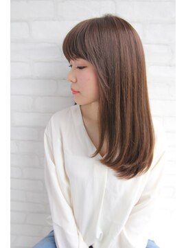 ビームズ ヘアー ブラン(Bee ms HAIR Blanc+) ビームズヘアー　シンプルストレート　ベージュブラウン