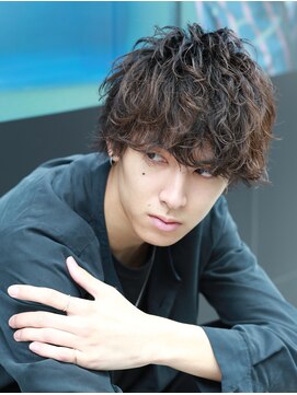 リップスヘアー 銀座(LIPPS hair) 癖毛パーマネオウルフスマートマッシュラフ無造作ツーブロック