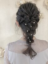 モアナ バイ ヘッドライト 武蔵小杉店(Moana by HEADLIGHT)&nbsp;大人かわいい ロング ヘアセット 編みおろし ゆるふわ