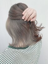 ヘアーズ はれるや(hair's) グレージュインナーカラー◎外ハネボブ20代30代