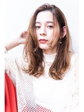 ケイト(kate) 【kate 】☆大宮  センターパート×オレンジブラウン