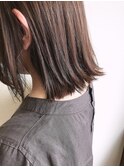 切りっぱなし×外ハネボブ  お客様スナップ