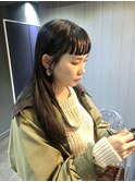 ぱっつんバング