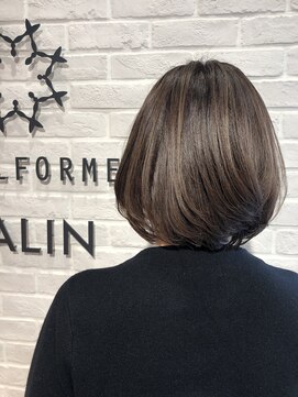 ヘア スパ ビューティー エールフォルム(HAIR SPA BEAUTY YELLFORME) 透明感ヌーディグレージュ×レイヤーボブ
