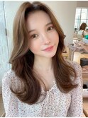 アフロートみきな韓国くびれミディひし形ヘア前髪なしヨシンモリ