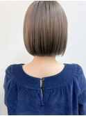 【Naoya】ミニボブ×シルキーグレージュ