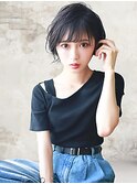 シースルーマッシュショートボブ☆髪質改善/ULTOWA/イルミナ