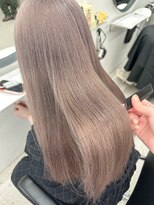 ヒビヲ(HIBIO)&nbsp;ダブルカラーベージュカラーハイトーンカラーケアブリーチボブ