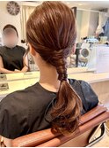 結婚式/タイトポニー