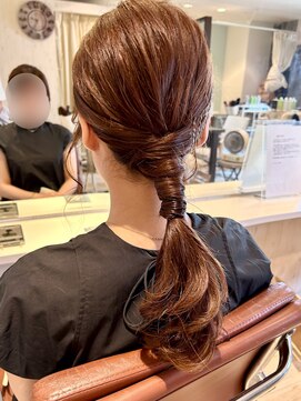 アイビス(AIBIZ) 結婚式/タイトポニー