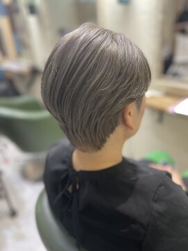 ヘアサロン レリー(hair salon relie) 【ダブルカラー】ミルクティーグレージュカラー×ショートrelie
