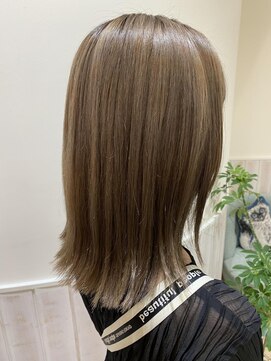 ネオリーブソラ 相模大野店(Neolive sola) ブリーチ必須×ミルクティーベージュ