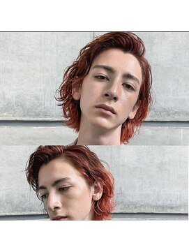 オーシャントーキョー ホワイト 原宿(OCEAN TOKYO WHITE) メンズミディアム/波巻きパーマ/スパイラルパーマ