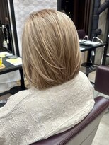 アート(a-to)&nbsp;【a-to新里】ブロンドベージュ/ボブ