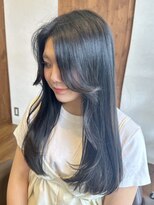 シェール(cher) 韓国レイヤー/顔周り/ブラック【cher西宮北口:MAYA】