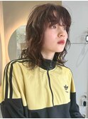 イメチェン前髪小顔こなれミディ_表参道/原宿