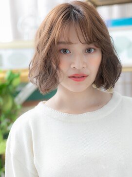 カバーヘア ブリス 川口(COVER HAIR bliss) フレンチカジュアル韓国風こなれボブパーマc5川口20代30代40代
