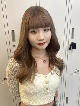 エヌアイ オモテサンドウ(ni omotesando) ミルクティーベージュ ダブルカラー ケアカラー ワンホンヘア