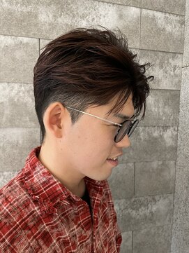 ニアウ 伊勢崎連取店(Niau) メンズマッシュフェザーショートメンズパーマ