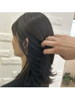 エス ハート オブ ヘアー 名東店(Heart of HAIR)&nbsp;【ES佐藤】SpringStyleブルーインナーカラー