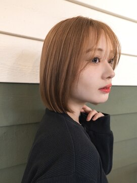 シビバイレボ(CIBI by revo) 地毛風カラー/切りっぱなしボブ/ショートボブ[船橋]