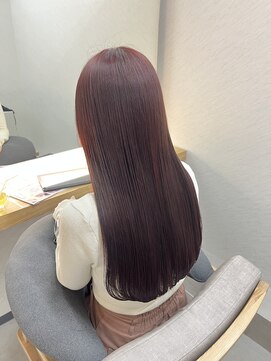 エクラートリアーラ 町田店(ECLART Reala) ブリーチなしレッドカラー