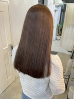 ジゼル 博多筑紫口店(GiseL)&nbsp;髪質改善　ストレートヘア　ベージュブラウン　透明感　20代30代