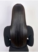 美髪ロング韓国ヘア前髪カットおくれ毛_ba543892